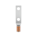 Copper Tube Crimping Lugs Two Hole Short Barrel