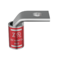 Copper Tube Crimping Lugs One Hole Short Barrel 90 Degree - Image 3